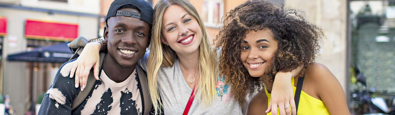 friends smiling